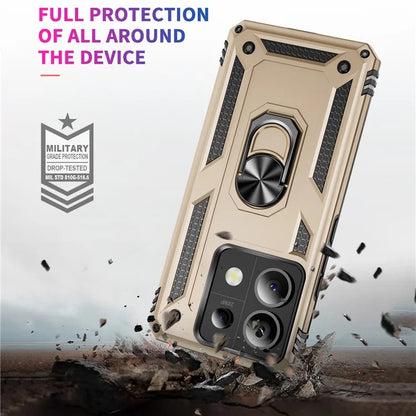 For Xiaomi Redmi Note 13 Pro 5G / Poco X6 5G Case PC+TPU Anti-Drop Phone Cover with Kickstand