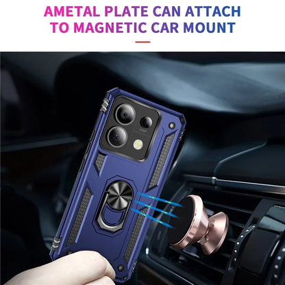 For Xiaomi Redmi Note 13 Pro 5G / Poco X6 5G Case PC+TPU Anti-Drop Phone Cover with Kickstand