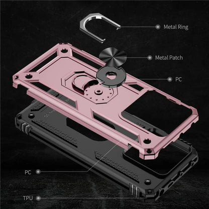For Xiaomi Redmi Note 13 Pro 5G / Poco X6 5G Case PC+TPU Anti-Drop Phone Cover with Kickstand
