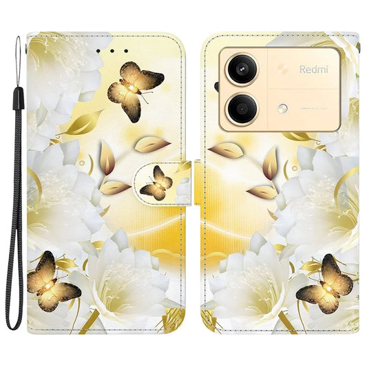 For Xiaomi Redmi Note 13R Pro 5G Magnetic Phone Case Fall Protection Pattern Printing Cover