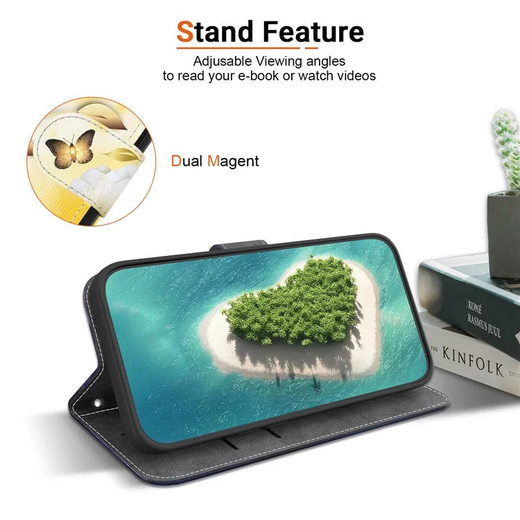 For Xiaomi Redmi Note 13R Pro 5G Magnetic Phone Case Fall Protection Pattern Printing Cover