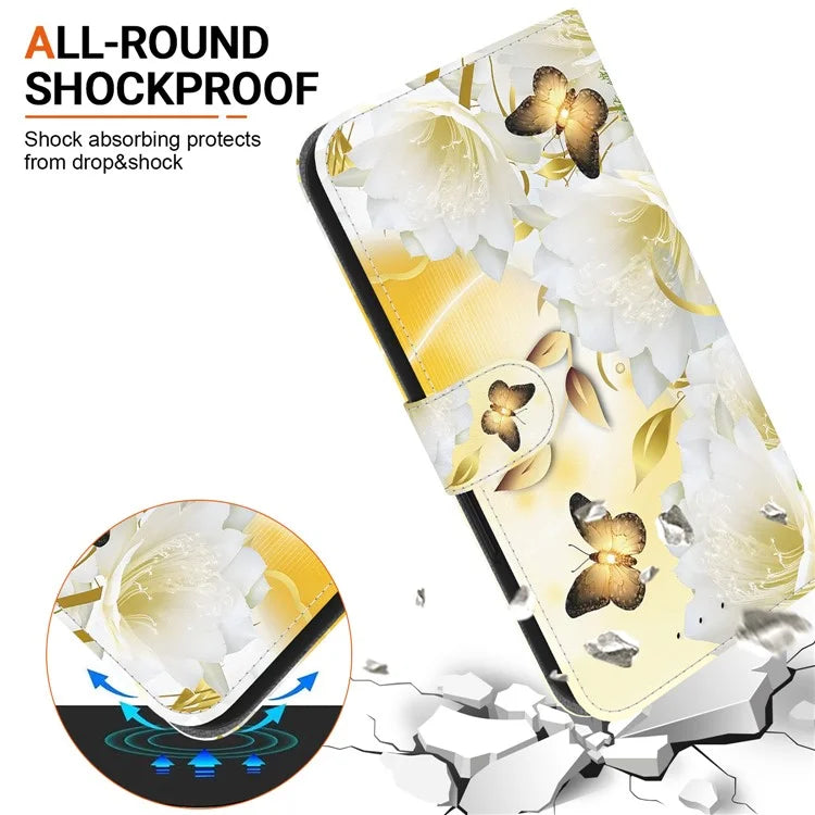 For Xiaomi Redmi Note 13R Pro 5G Magnetic Phone Case Fall Protection Pattern Printing Cover