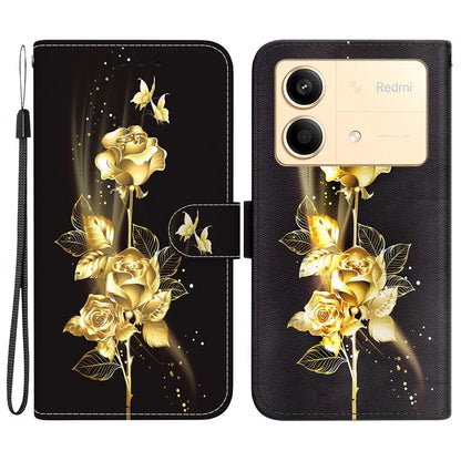 For Xiaomi Redmi Note 13R Pro 5G Magnetic Phone Case Fall Protection Pattern Printing Cover
