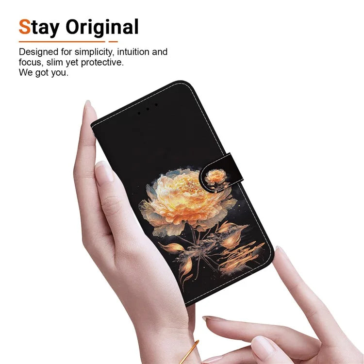 For Xiaomi Redmi Note 13R Pro 5G Magnetic Phone Case Fall Protection Pattern Printing Cover