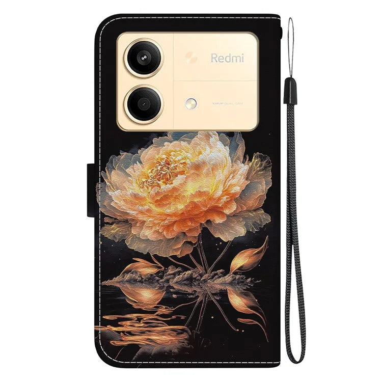 For Xiaomi Redmi Note 13R Pro 5G Magnetic Phone Case Fall Protection Pattern Printing Cover