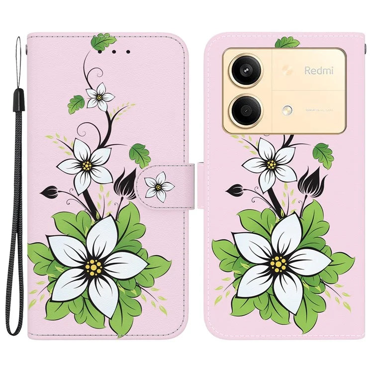 For Xiaomi Redmi Note 13R Pro 5G Magnetic Phone Case Fall Protection Pattern Printing Cover
