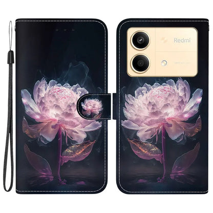 For Xiaomi Redmi Note 13R Pro 5G Magnetic Phone Case Fall Protection Pattern Printing Cover
