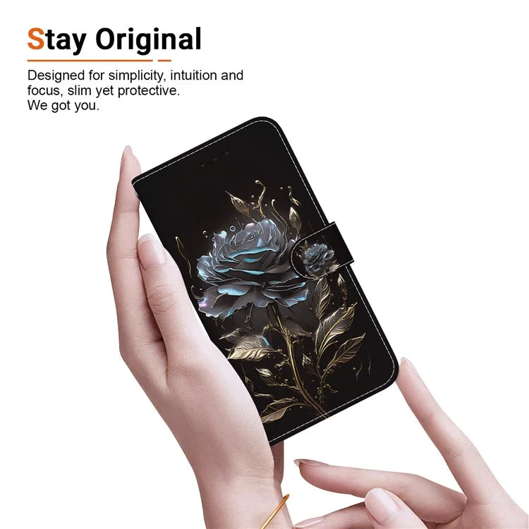 For Xiaomi Redmi Note 13R Pro 5G Magnetic Phone Case Fall Protection Pattern Printing Cover
