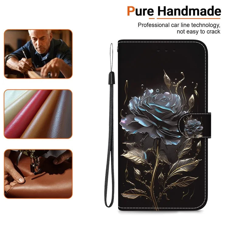 For Xiaomi Redmi Note 13R Pro 5G Magnetic Phone Case Fall Protection Pattern Printing Cover