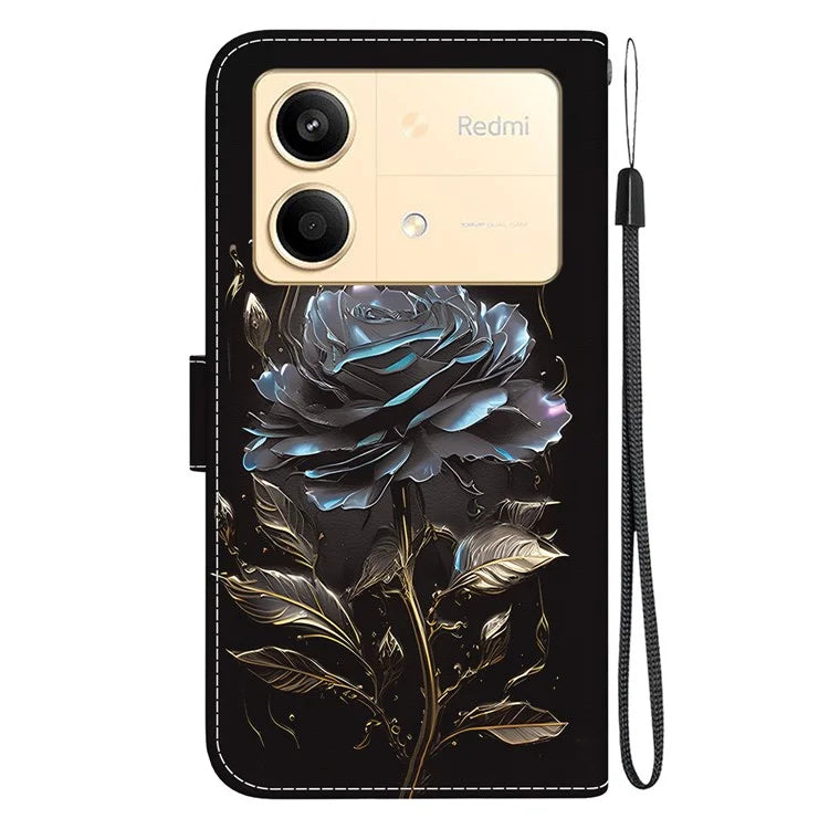 For Xiaomi Redmi Note 13R Pro 5G Magnetic Phone Case Fall Protection Pattern Printing Cover