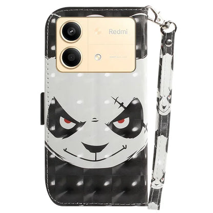 For Xiaomi Redmi Note 13R Pro 5G Phone Cover Stylish Printed Case with Wrist Strap