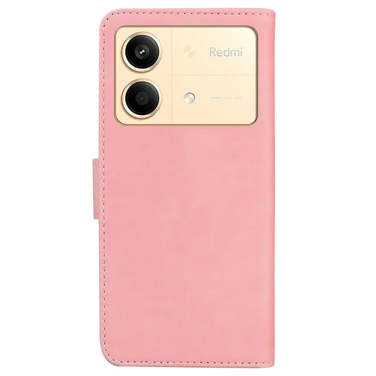For Xiaomi Redmi Note 13R Pro 5G Wallet Case Leather Flip Solid Color Phone Cover