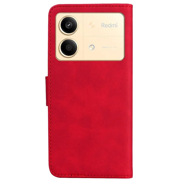 For Xiaomi Redmi Note 13R Pro 5G Wallet Case Leather Flip Solid Color Phone Cover
