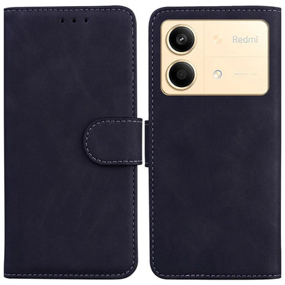 For Xiaomi Redmi Note 13R Pro 5G Wallet Case Leather Flip Solid Color Phone Cover