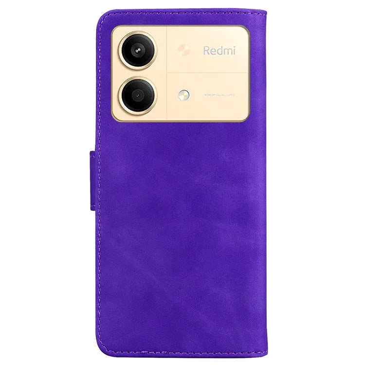 For Xiaomi Redmi Note 13R Pro 5G Wallet Case Leather Flip Solid Color Phone Cover