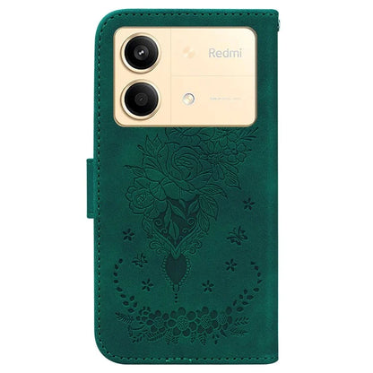 For Xiaomi Redmi Note 13R Pro 5G Shockproof Case Flower Pattern Folio Stand Phone Cover