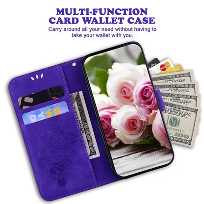 For Xiaomi Redmi Note 13R Pro 5G Shockproof Case Flower Pattern Folio Stand Phone Cover