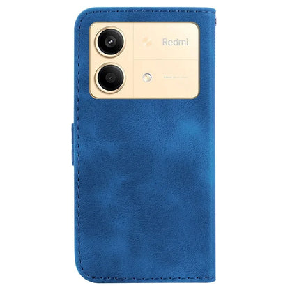 For Xiaomi Redmi Note 13R Pro 5G Case 7-Shape Pattern Wallet Phone Protector with Hand Strap