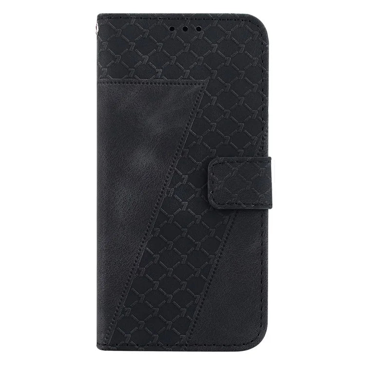 For Xiaomi Redmi Note 13R Pro 5G Case 7-Shape Pattern Wallet Phone Protector with Hand Strap
