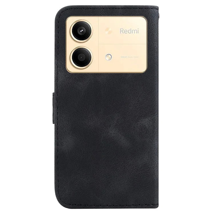 For Xiaomi Redmi Note 13R Pro 5G Case 7-Shape Pattern Wallet Phone Protector with Hand Strap