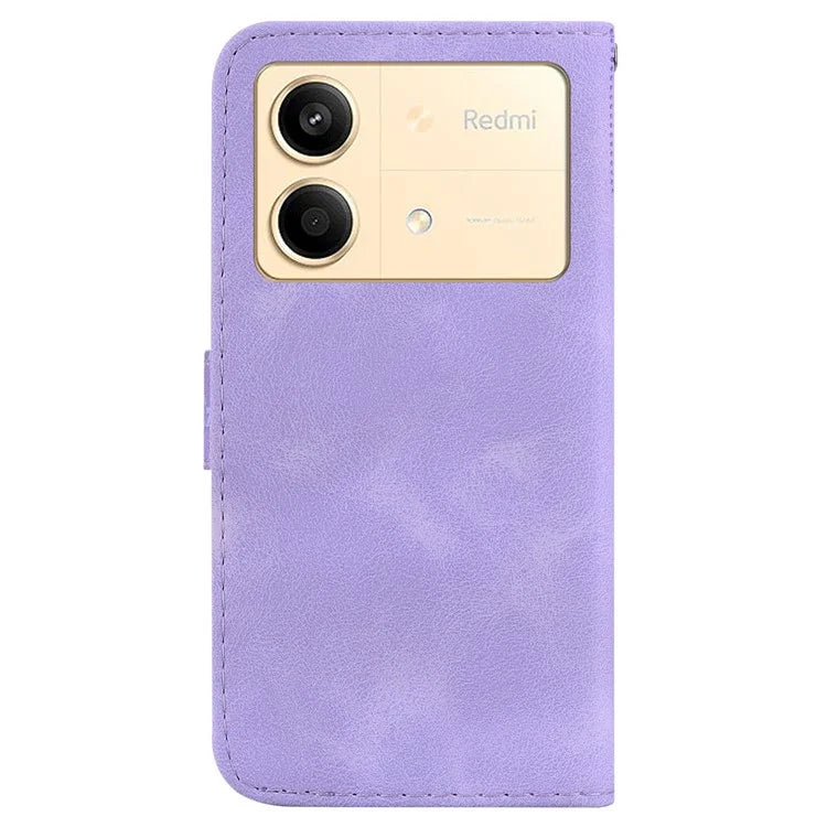 For Xiaomi Redmi Note 13R Pro 5G Case 7-Shape Pattern Wallet Phone Protector with Hand Strap