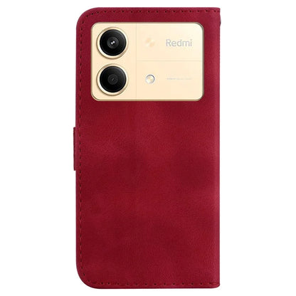 For Xiaomi Redmi Note 13R Pro 5G Case 7-Shape Pattern Wallet Phone Protector with Hand Strap