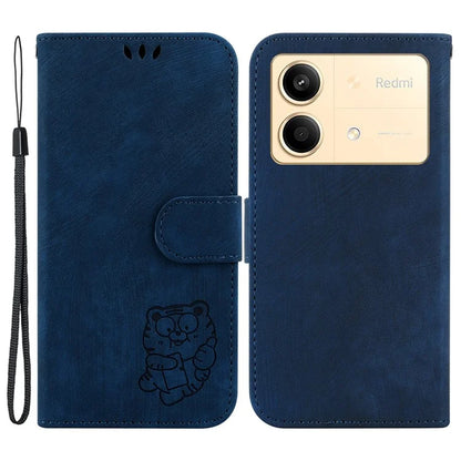 Wallet Case for Xiaomi Redmi Note 13R Pro 5G Shell Cute Tiger PU Leather Flip Phone Cover
