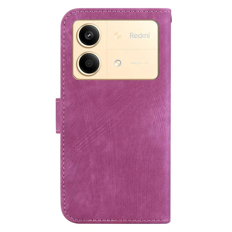 Wallet Case for Xiaomi Redmi Note 13R Pro 5G Shell Cute Tiger PU Leather Flip Phone Cover