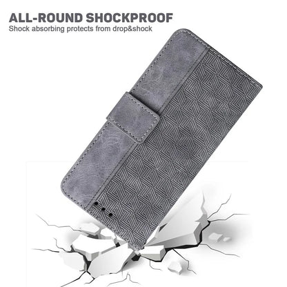For Xiaomi Redmi Note 13R Pro 5G Case 3D Geometry Leather+TPU Mobile Phone Cover