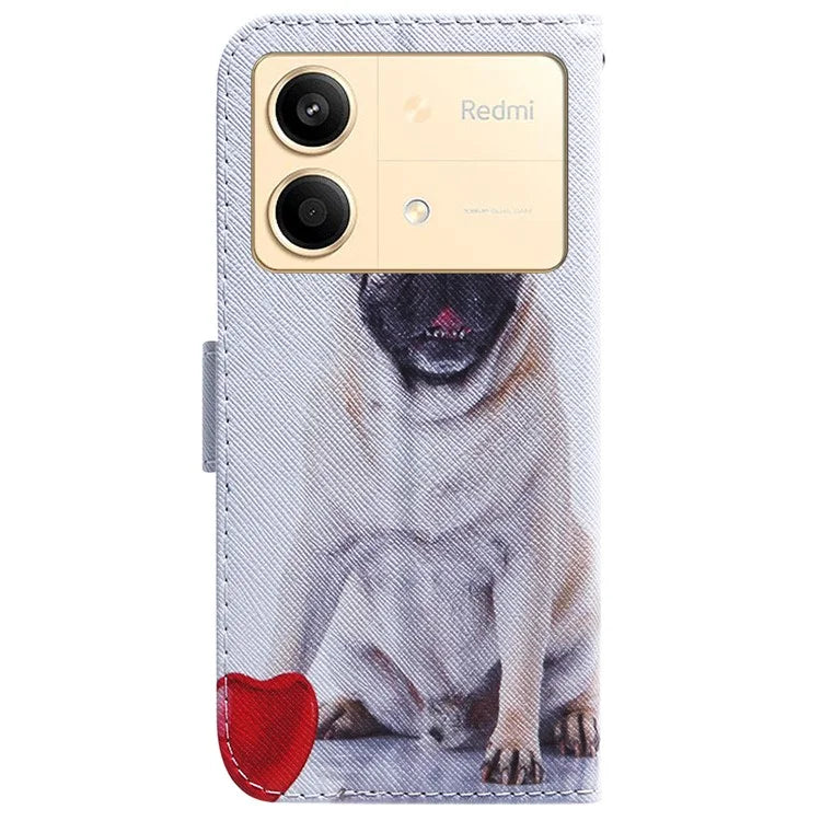 For Xiaomi Redmi Note 13R Pro 5G Case Anti-drop Pattern Printing Stand Mobile Phone Protector