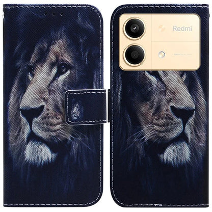 For Xiaomi Redmi Note 13R Pro 5G Case Anti-drop Pattern Printing Stand Mobile Phone Protector