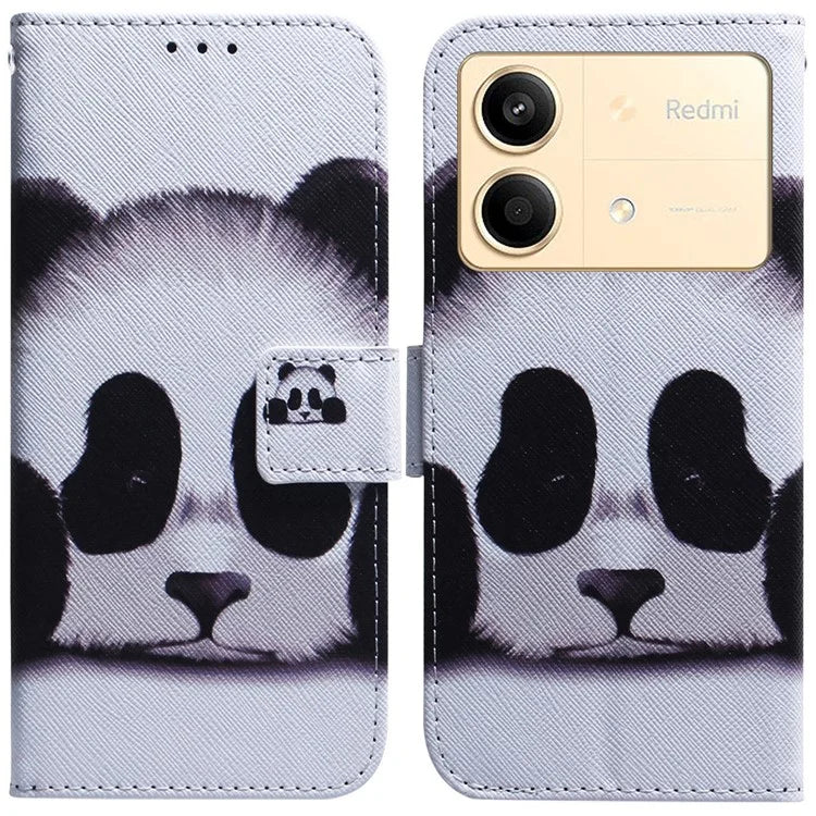 For Xiaomi Redmi Note 13R Pro 5G Case Anti-drop Pattern Printing Stand Mobile Phone Protector