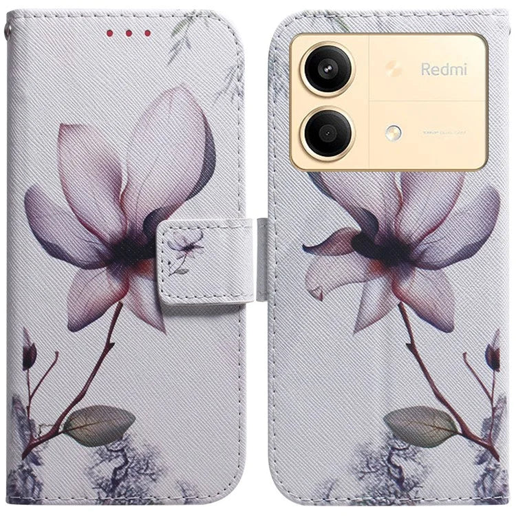 For Xiaomi Redmi Note 13R Pro 5G Case Anti-drop Pattern Printing Stand Mobile Phone Protector