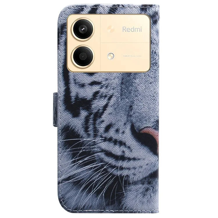 For Xiaomi Redmi Note 13R Pro 5G Case Anti-drop Pattern Printing Stand Mobile Phone Protector