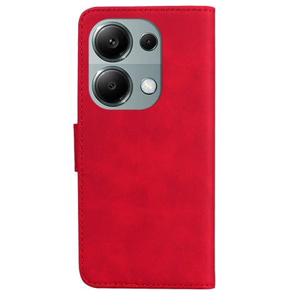 For Xiaomi Redmi Note 13 Pro 4G / Poco M6 Pro 4G Case Flip Stand Solid Color Design Phone Cover