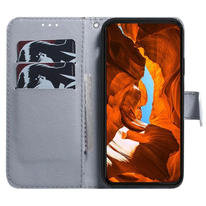 For Xiaomi Redmi Note 13 Pro 4G / Poco M6 Pro 4G Case Drop-proof Pattern Printing Card Slots Phone Cover