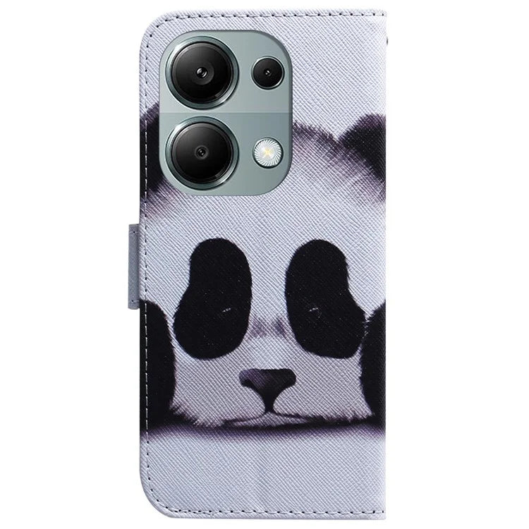 For Xiaomi Redmi Note 13 Pro 4G / Poco M6 Pro 4G Case Drop-proof Pattern Printing Card Slots Phone Cover