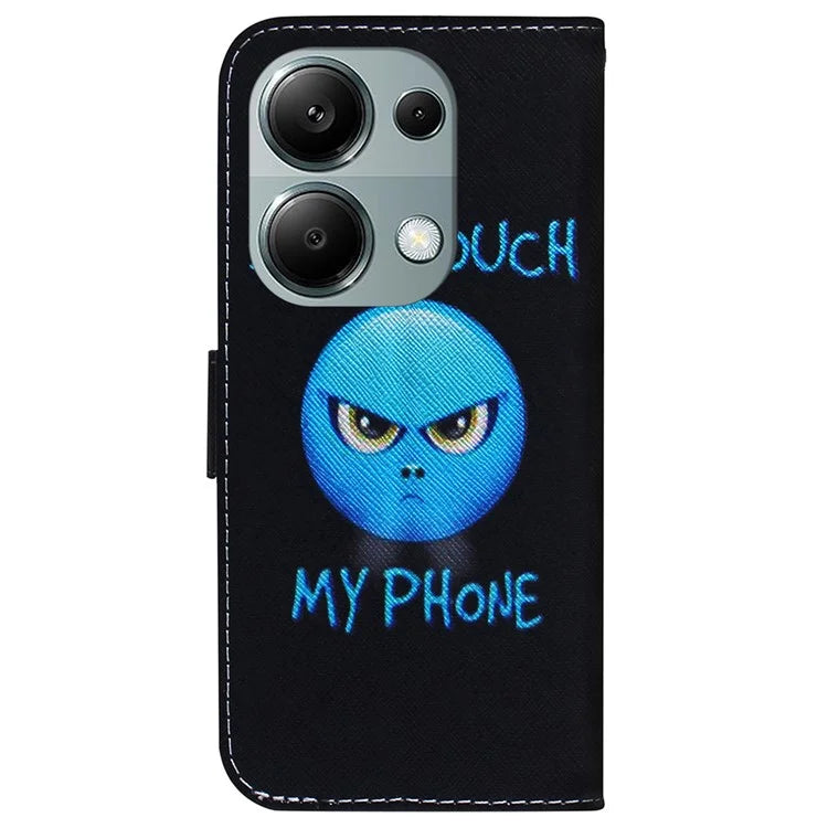 For Xiaomi Redmi Note 13 Pro 4G / Poco M6 Pro 4G Case Drop-proof Pattern Printing Card Slots Phone Cover