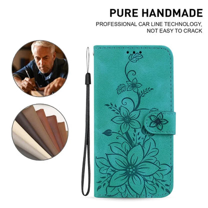 For Xiaomi Redmi Note 13 Pro 4G / Poco M6 Pro 4G Leather Case Flower Imprint Foldable Stand Phone Cover