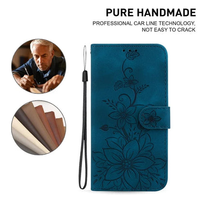 For Xiaomi Redmi Note 13 Pro 4G / Poco M6 Pro 4G Leather Case Flower Imprint Foldable Stand Phone Cover