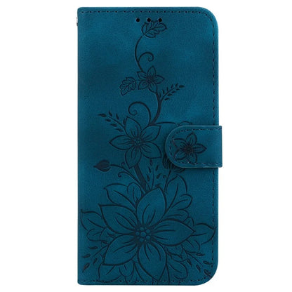 For Xiaomi Redmi Note 13 Pro 4G / Poco M6 Pro 4G Leather Case Flower Imprint Foldable Stand Phone Cover