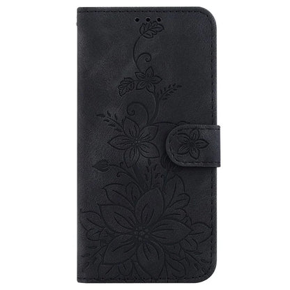 For Xiaomi Redmi Note 13 Pro 4G / Poco M6 Pro 4G Leather Case Flower Imprint Foldable Stand Phone Cover