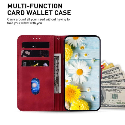 For Xiaomi Redmi Note 13 Pro 4G / Poco M6 Pro 4G Leather Case Flower Imprint Foldable Stand Phone Cover