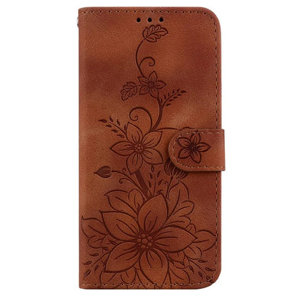 For Xiaomi Redmi Note 13 Pro 4G / Poco M6 Pro 4G Leather Case Flower Imprint Foldable Stand Phone Cover