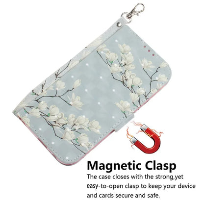 For Xiaomi Redmi Note 13 Pro 4G / Poco M6 Pro 4G Case Wallet Pattern Printed Leather Cover with Strap