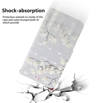 For Xiaomi Redmi Note 13 Pro 4G / Poco M6 Pro 4G Case Wallet Pattern Printed Leather Cover with Strap