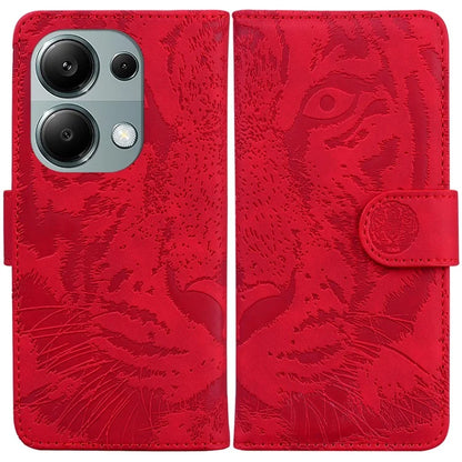 For Xiaomi Redmi Note 13 Pro 4G / Poco M6 Pro 4G Case PU Leather Wallet Tiger Pattern Phone Cover