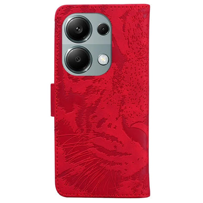 For Xiaomi Redmi Note 13 Pro 4G / Poco M6 Pro 4G Case PU Leather Wallet Tiger Pattern Phone Cover