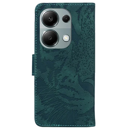 For Xiaomi Redmi Note 13 Pro 4G / Poco M6 Pro 4G Case PU Leather Wallet Tiger Pattern Phone Cover
