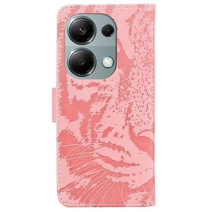 For Xiaomi Redmi Note 13 Pro 4G / Poco M6 Pro 4G Case PU Leather Wallet Tiger Pattern Phone Cover